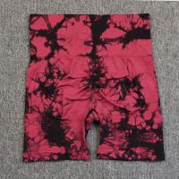 Shorts De Yoga Para Mujer Con Estampado De Tie-Dye High Elasticidad Shorts Deportivos Push up Para Gimnasio Correr Y Fitness Leggings Cortos Sin Costuras De Nylon - details 30