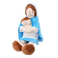 Muñeco Suave De 30CM De Jesús Y Virgen María Juguetes De Peluche Cristianos Y Religiosos Para Adultos Relleno De Algodón PP - details 15