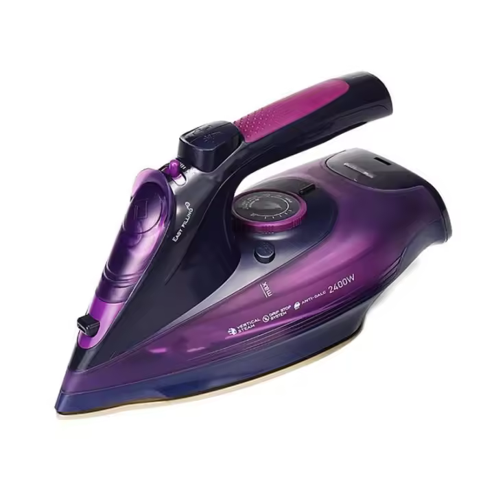 Plancha de vapor, W 2400, Depósito de Agua de 350 ml, de Cerámica Suela, use dual inalámbrico y con cable - 1
