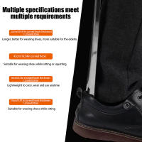 Cremallera De Zapatos Extra Larga De 52cm En Acero Inoxidable Plata Herramienta De Ayuda Para Quitarse Los Zapatos Sin Necesidad De Inclinarse - details 0