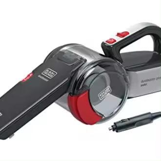 BLACKDECKER Aspirador de Mano Pivot PV1200 AV XJ 12V - Potencia de Succión - Cabezal Pivotante - Cable de 5 Metros - 1