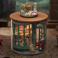 Casa De Muñecas De Madera DIY Kit De Modelado 3D Regalo De Cumpleaños Y Navidad Para Adolescentes Y Adultos Decoración De Hogar Micro Modelo - details 1