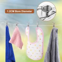 100 Piezas para Ropa de Metal, Pinzas Multiproyecto para Secar Ropa, Toallas, Mantas, Refrigerios, Bolsas para Archivos, Calcetines - details 1
