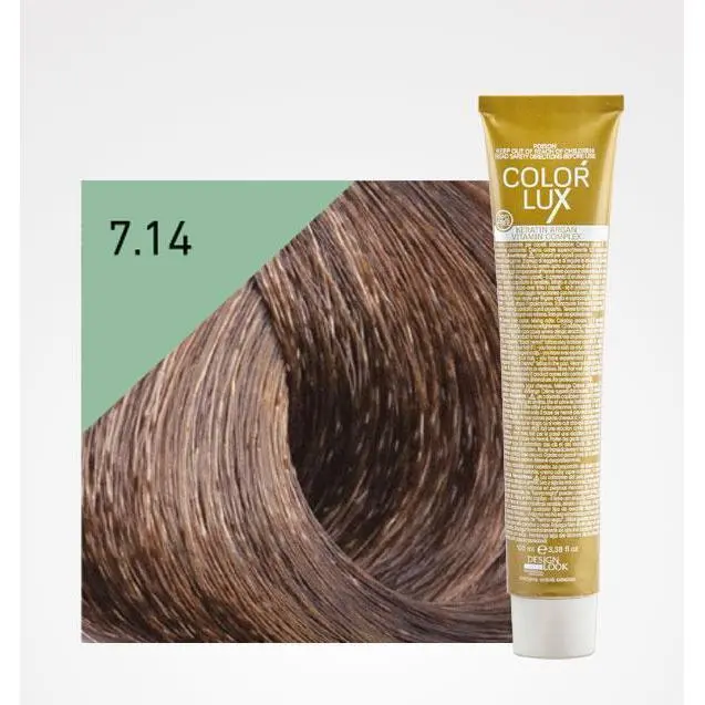 Tinte en Crema Color Lux 100ml: 7.14 Tabaco - Design Look - 1