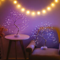 Lámpara De Noche LED Árbol De Navidad 108 LEDs Táctil Decoración De Fiesta De Boda Para Dormitorio Con Guirnalda De Hadas - details 1