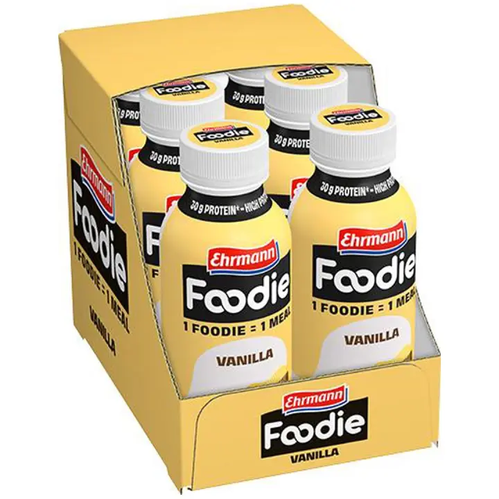 EHRMANN - BEBIDA FOODIE - VAINILLA - 30G PROTEIN - 6u (400ml) - 1