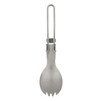 Lixada Juego De Cocina Ultraligero De Titanio 300ml/350ml/420ml/550ml/650ml/750ml Con Cuchara Plegable Para Camping Incluye Vaso Y Comedor - details 41