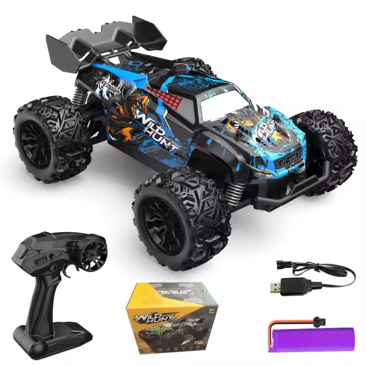 Camión RC Semi De 2.4Ghz Todoterreno Eléctrico Para Racer a 25 Km/h Juguete De Grado Mónster En Carretera Y Tierra - 1