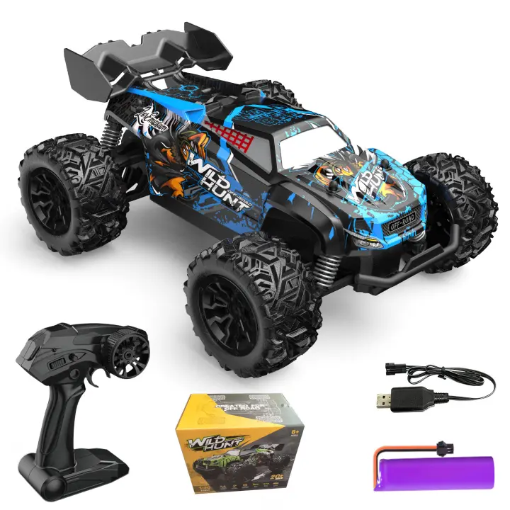 Camión RC Semi De 2.4Ghz Todoterreno Eléctrico Para Racer a 25 Km/h Juguete De Grado Mónster En Carretera Y Tierra - 1
