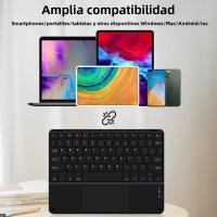 Teclado Bluetooth Con Touchpad Para iPad pro Mini Smart Phone Computadora Juego Dispositivos Recargables Wireless Tablero Tablet - details 3