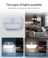 Lámpara Nocturna LED Con Sensor De Movimiento 3 Pcs Recargable Para Decoración De Habitaciones Y Uso Doméstico Con Pilas AAA Incluidas Luz De Noche Rectangular - details 4