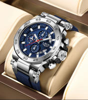 Reloj De Pulsera LIGE Para Hombre Resistente Al Agua Deportivo Militar De Cuarzo Con Fecha Y Manos Luminosas Estilizado Casual - details 3