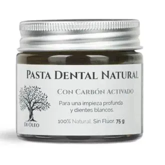 Pasta Dental Blanqueadora Natural Carbón Activado Sin Flúor 75gr Di Oleo - 1