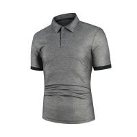 Camisa Polo Para Hombre Manga Corta Color Contraste Moda Casual Verano Ropa Streetwear Top Regular Polyester Antipelusa - details 7