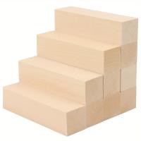 Bloques De Madera Para Grabado Y Modelado De Basswood 10pcs Para Principiantes Y Expertos En Artesanía DIY - details 2