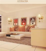 Lámpara De Pared Decorativa De Cristal Simplicidad Luz De Cristal Para Dormitorio Sala De Estar Dorado/Plata Iluminación De Cristal Para El Hogar - details 13