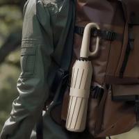 Paraguas Automático Resistente Al Viento Con 12 Costillas Y Mango Protección UV Plegable Para Viajes Sombrilla Solar Y De Lluvia Para Adultos - details 11