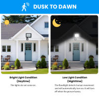 Luz De Fosa Con Sensor De Movimiento PIR LED Impermeable Para Exterior 10W 20W 30W 50W 100W Luz De Pared Para Jardín - details 6
