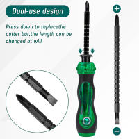 Destornillador Magnético Multifuncional Telescópico Antideslizante Herramienta De Reparación Doméstica Con Mango Y Cabezas De 4/5/6mm - details 2