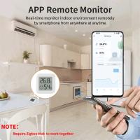 Sensor De Temperatura Y Humedad Zigbee 3.0 Tuya Con Control Remoto Por App Para Hogar Inteligente Compatible Con Yandex Alexa - details 3