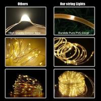1Pc Luces De Fairy LED Solar Para Exterior Impermeable Cadena De Luces Para Jardín Camino Árbol De Navidad Fiesta Patio Decoración - details 5