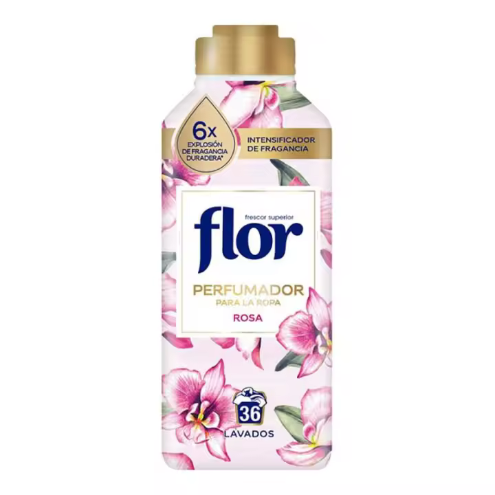 Suavizante perfumador rosa 720ml 36 lavados flor   FLOR - 1