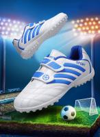 Zapatillas De Fútbol Para Niños Y Niñas TF Original De Cuero Ligero Antideslizante Verdes Para Exteriores Y Futsal - details 1