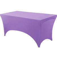 Mantel De Spandex Tendido a Medida Lavable Y Resistente a Arrugas Para Mesa Rectangular De Jardín Ideal Para Eventos Bodas Y Fiestas - details 15