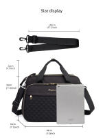 LEQUEEN New Style Waterproof Diaper Bag Black Large Capacity Travel Bag Multifunctional Maternity Mother Baby Stroller Bags - details 0