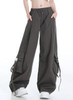 Pantalones Cargo Americanos Para Mujer Estilo Harajuku Y2K High Street Con Grandes Bolsillos Pantalones Anchos De Otoño Para Baile De Jazz Hip-Hop - details 2