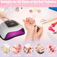 Lámpara de uñas, 300 W, Luz profesional para secador de uñas UV para uñas de gel with 72 Cuenta, lámpara de esmalte de gel - details 4