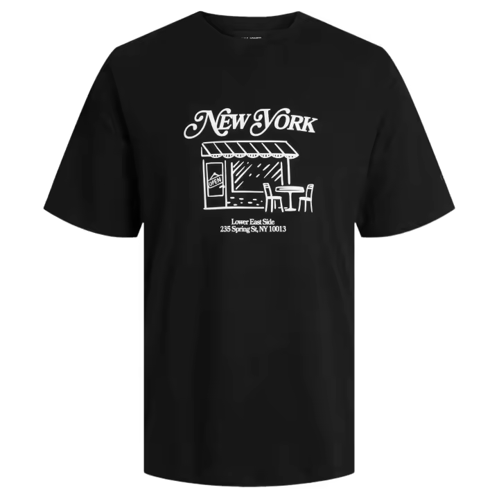 Camiseta de Manga Corta Jack&Jones  para hombre en color negro - 1