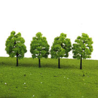 20pcs Árboles Miniatura 9/5cm Para Escenografía De Ferrocarril Diorama De Guerra Paisaje Juego De Park Modelo Falso De Árbol Para Escala De Modelo De Tren - details 6