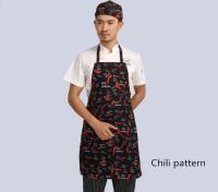 Delantal De Cocina Para Hombres Y Mujeres Estilo Simple Con 2 Bolsillos Para Restaurante BBQ Y Servicio En Barra Material De Lona Sin Mangas - details 2