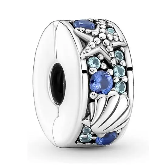 Pandora Moments-Abaloriales de criatura oceánica, Viene con Caja de regalo original. - 1