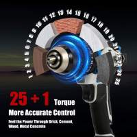 21V Brushless Drill Electric Screwdriver 70N.M Cordless Power Driver Multi-function 2 Speed Adjustable Power Tools for Makita 21V Battery - details 3