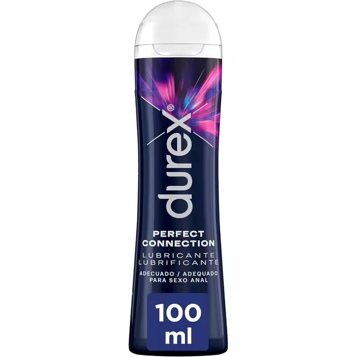 Durex Perfect Connection Lubricante de Base Silicona, Lubricación Duradera, Adecuado también para Sexo Anal, 100 ml - 1
