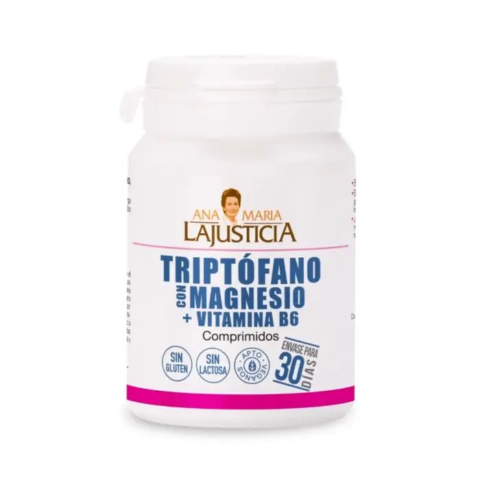 Ana Maria Lajusticia Triptófano con Magnesio y Vitamina B6 60 comprimidos | Apoyo al Equilibrio Emocional y Bienestar Mental - 1