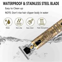 Surker Máquina de Cortar Pelo Profesional Inalámbrica Hombre Recargable con Hoja T | Resistente Al Agua y Silenciosa - details 2
