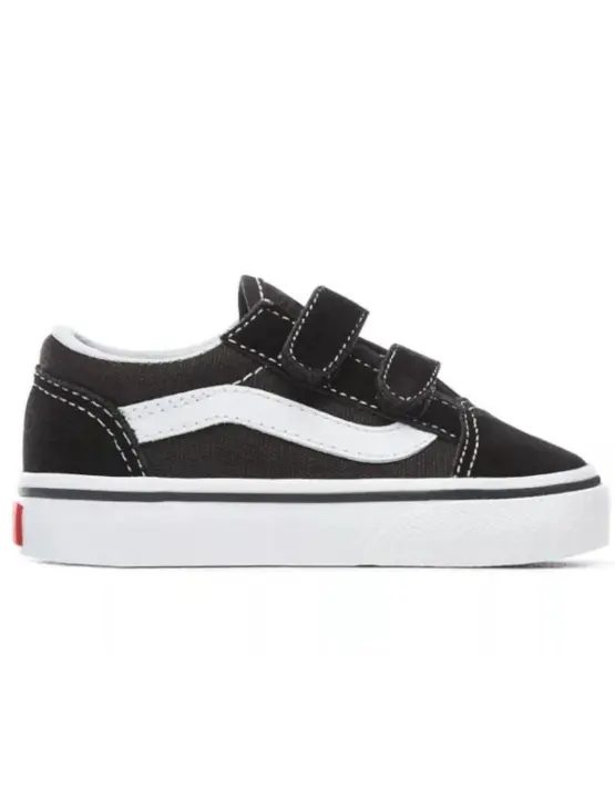 Zapatilla Vans TD Old Skool V Negro/Blanco - 1