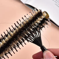 2pcs Mini Peine Y Cepillo De Cabello Con Manija Incorporada Herramienta Limpiadora Accesorios Utensilios De Higiene Personal - details 5