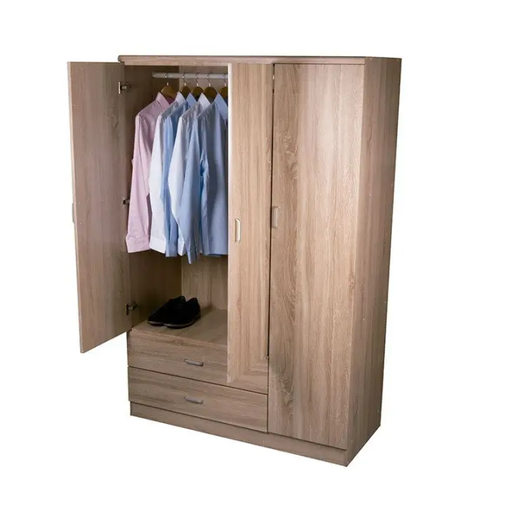 Armario Boreal 3 puertas+2 cajones 180x90x42 cm - 1