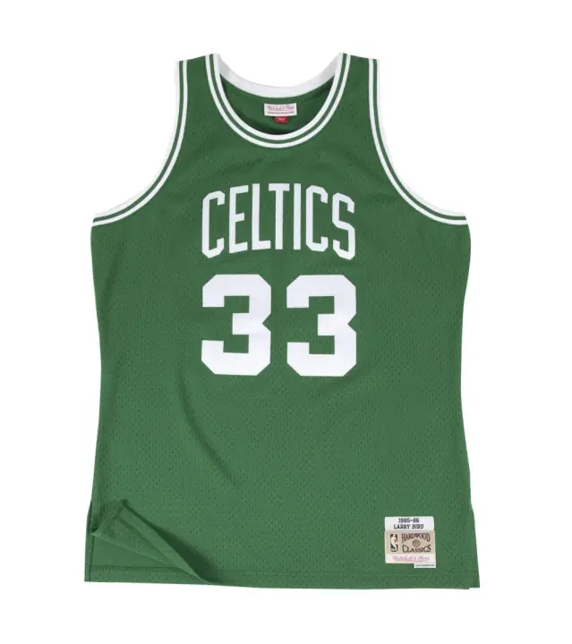 Camiseta Hombre Mitchell & Ness Larry Bird Verde Smjygs18142-bcekygn85lbi Ropa Baloncesto Mitchell & Ness - 1