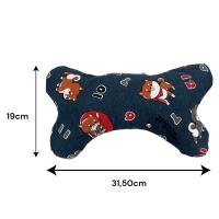 COTTECOTA-Cojín para perro 19x31,5cm Modelos aleatorios Color Aleatorio  Cojín en forma de hueso Gato cojin, Almohada de peluche para mascotas reposacabezas protectora para dormir para gatito, perro Almohada para Dormir Cojin gato Ref.14165 - details 4