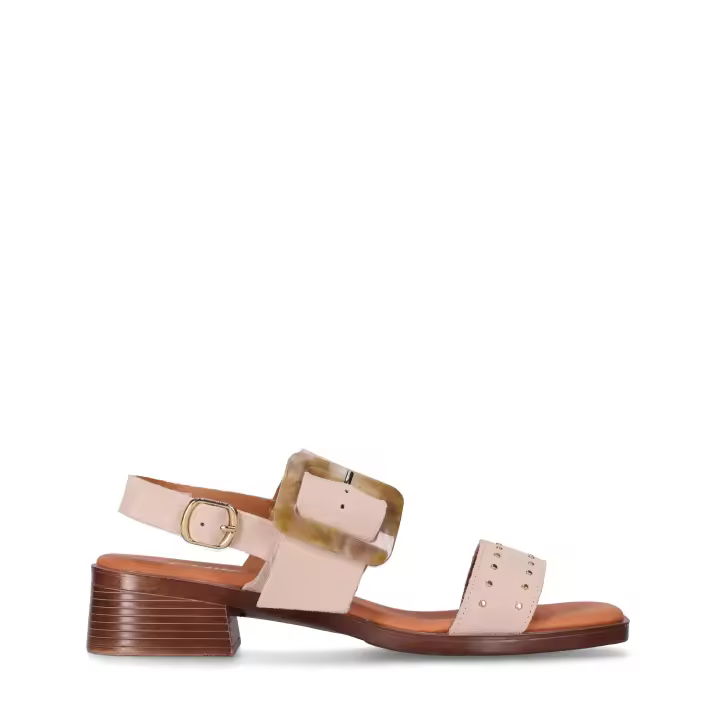 Chika10 Leather BINKA 07 Sandalia de Tacón Beig/Beige - 1