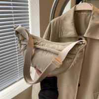 Bolso De Mano En Forma De Dumpling Para Mujer Estilo Casual Con Correa Ajustable Bolso Crescent Bolsos De Hombro Moda Sólida - details 3
