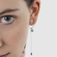 Women's Sterling Silver Animal Earrings, Creole Clasp, Elegant and Chic, Cool Collection, Small and Delicate Dangle Earrings - details 7