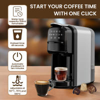 Máquina de café en cápsulas 3 en 1, Cafetera exprés múltiple caliente/fría, Cafetera capuchino Dolce Gusto Nespresso en polvo - details 3