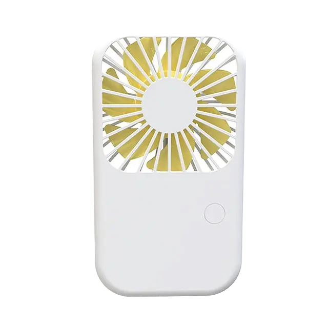 Mini ventilador eléctrico portátil de mano,  ventilador sobremesa,ventilador escritorio, ventilador de refrigeración de escritorio ultrasilencioso, recargable por USB, con soporte para teléfono móvil, Tres velocidades - 1