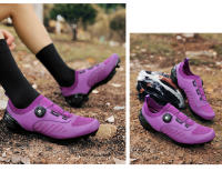 Zapatillas De Ciclismo LiXingMing Para Hombre Azul Zapatillas De Bicicleta De Montaña Transpirables Y Cerradura Self-Locking Talla True Fit Nylon Suela EVA Lining LYCRA Disponibles En Varios Tamaños - details 14